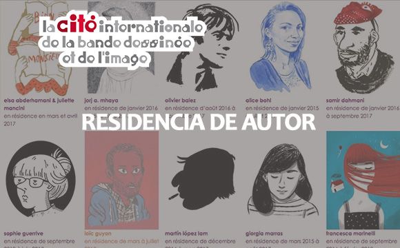 Residencia de novela gráfica en la Maison des Auteurs Angouleme 2017-2018